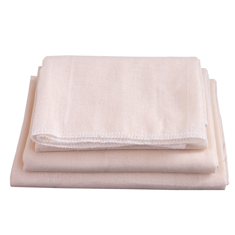 Factory wholesale finished stock tofu cloth filter bean dregs cloth steamer bean bag cage cloth thousands of cotton gauze steamer cloth
