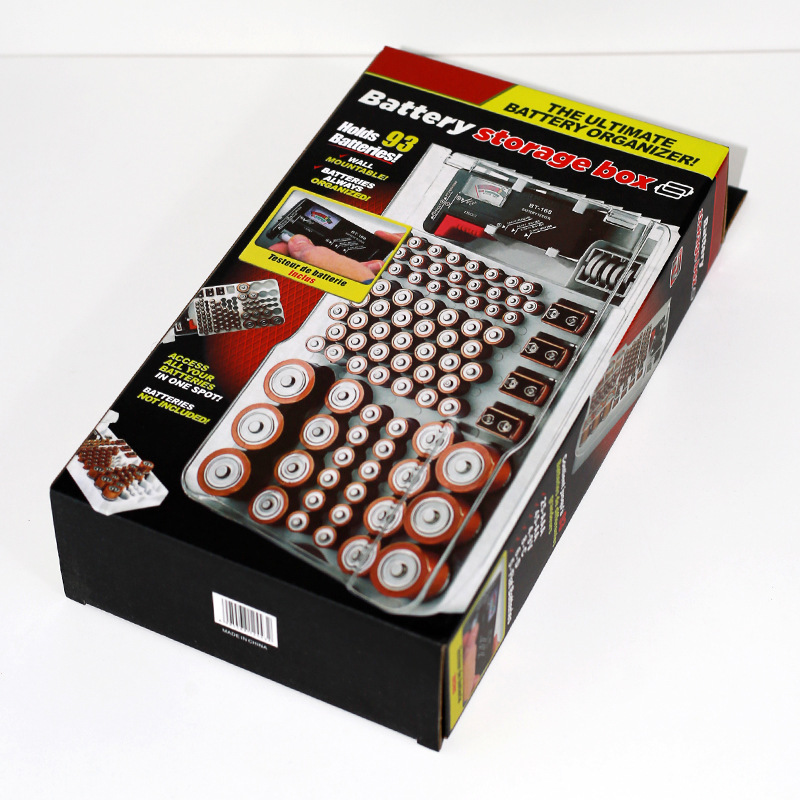 Cross-Border New Battery Storage Box Battery Tester for Storing Various Battery Capacity Testers Wholesale from Manufacturer