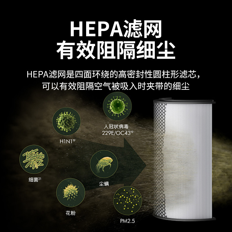 Cross-Border Heating and Cooling Dual-Use Fan Household Heater Air Circulation Purification Silent Floor-Standing Bladeless Fan Hot Air Fan