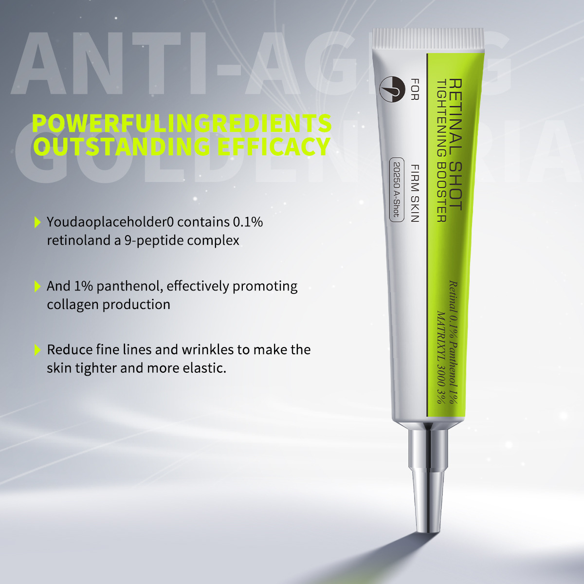 Cross-Border Retinol Eye Cream Retinol Eye Cream Firming, Gentle and Hydrating Liquid Essence for the Eyes