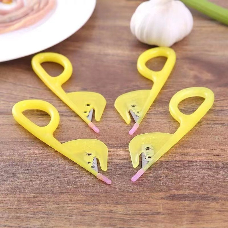 Multifunctional Household Intestine Cutting Knife for Breaking Chicken Intestines, Poultry Slaughtering Tool for Cutting Chicken, Duck, and Pig Intestines, Fish Killing Tool