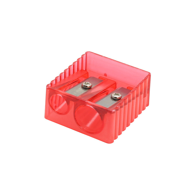 TAIHAO Double-hole Pencil Sharpener Large-hole Pencil Sharpener Large-wave Mini Pencil Sharpener Double-mouth Pencil Sharpener Student Text