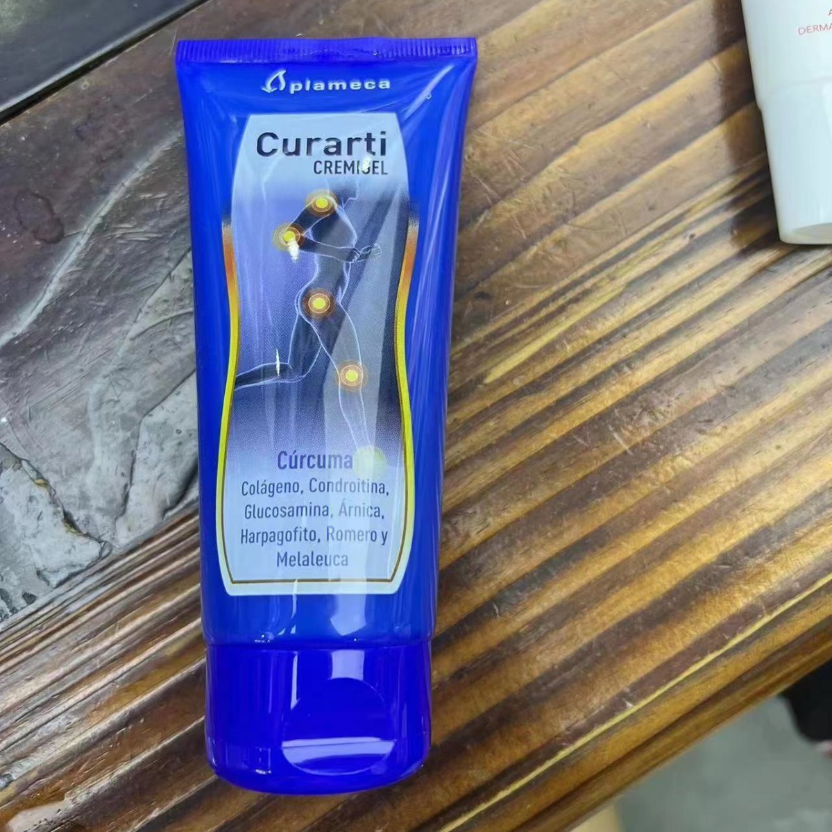 Spanish Curarti Curcumin Sports Gel Glucosamine Chondroitin External Use Small Blue Tube Joint Cream