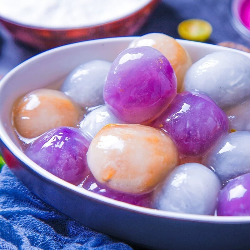 Three-Color Taro Balls and Sago Milk Combination Package, Handmade, No Additives, Household, Commercial, Wholesale Milk Tea Official Flagship Store