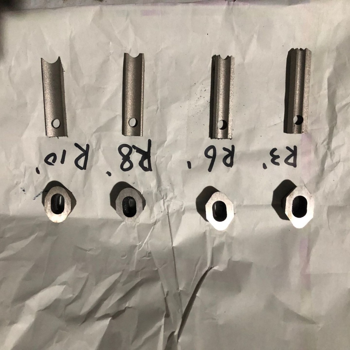 Factory discount sale round angle machine blade fillet blade PVC card aluminum nameplate hardened blade