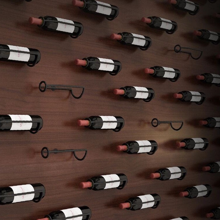 Modern European Style Wall Mounted Wine Cabinet Wine Rack Wall Display Rack Restaurant Wall Mounted Household Wine Rack Beer Rack