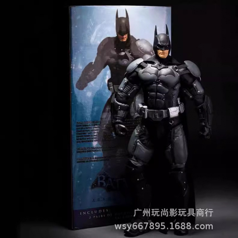 Neca 18inch Batman Batman Arkham Asylum City of Forrest Gump Movie Anime Figure Model