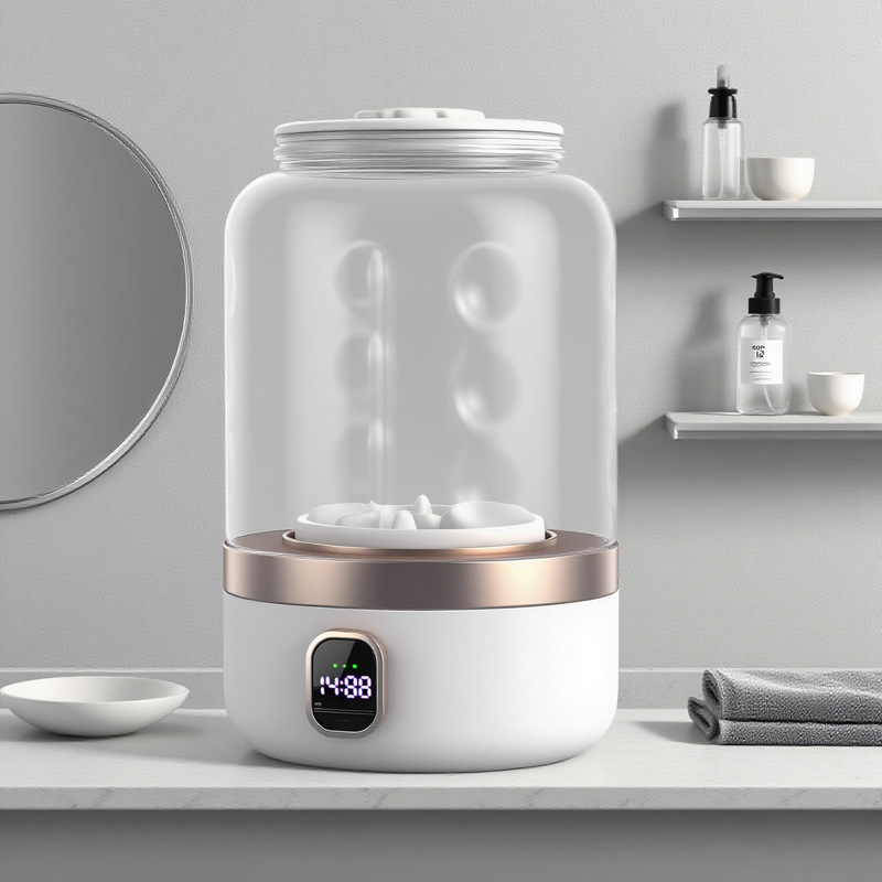 Cross-Border Portable Underwear Washing Machine, All-In-One Machine for Washing Socks and Underwear, Installation-Free, Small, Wireless, Mini Laundry Cup