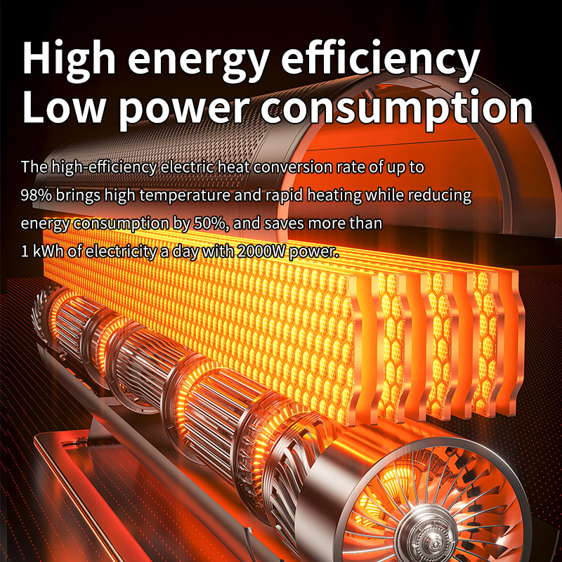 Space Heater Cross-Border Small Heater Wall-Mounted Electric Heater Dormitory Gift Home Heater