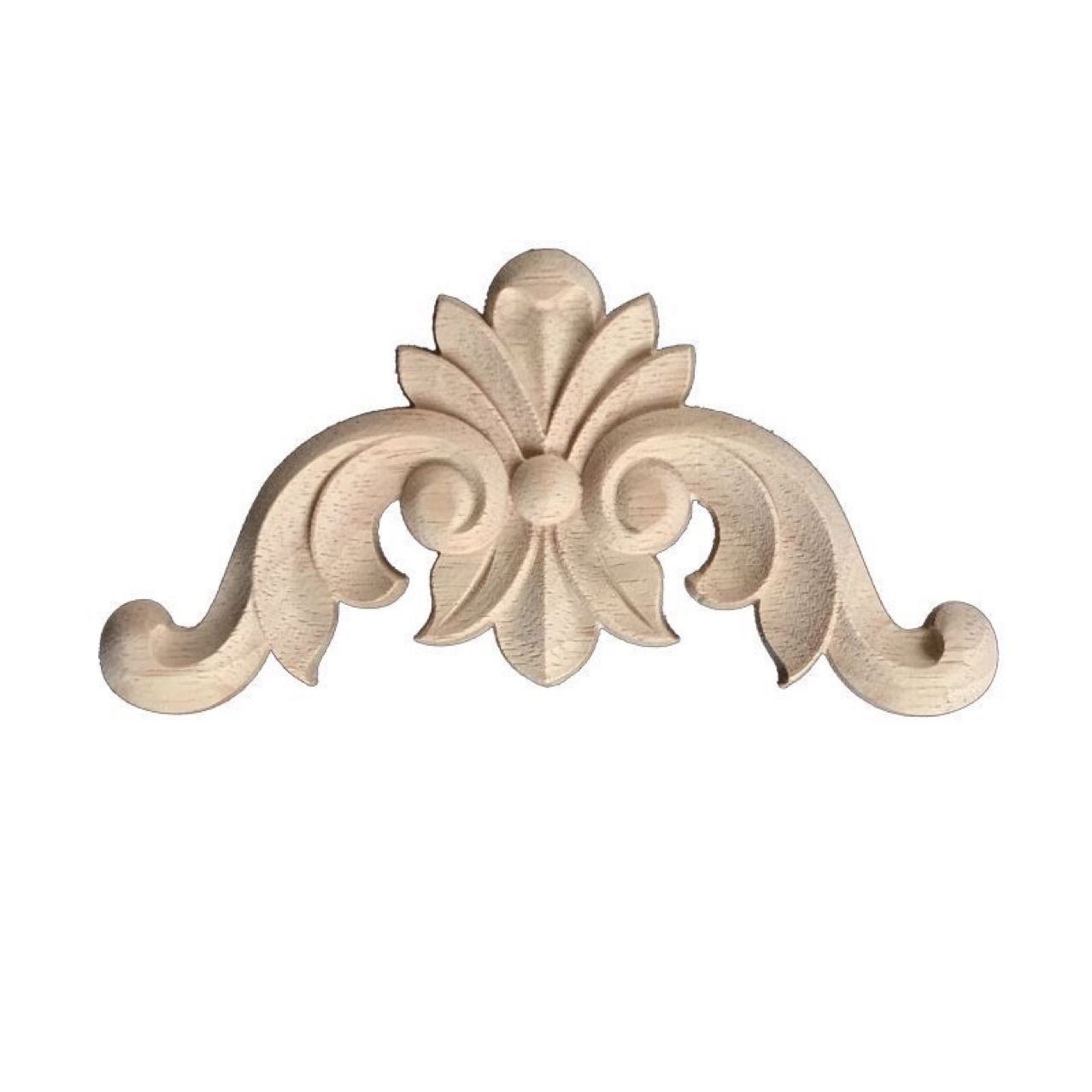 Solid Wood Corner Flower Dongyang Wood Carving European Applique Carved Home Cabinet Door Chinese Style Flower Background Wall Decorative Ornaments