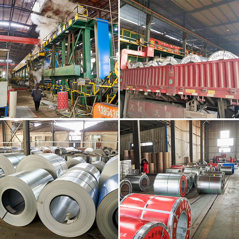 Color Steel Coil Manufacturers Supply Galvanized Color Steel Coils for Building Decoration, Color Coated Panels and Composite Panels, Multi-Specification Color Coated Coils