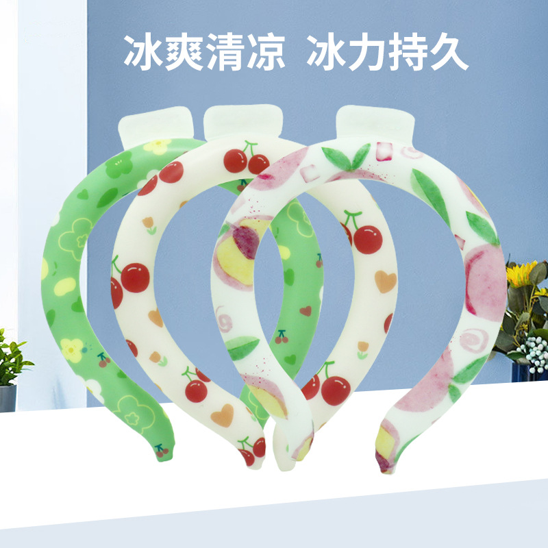 Cross-Border Cycling Cooling Ice Rings Summer Supplies Outdoor Heatstroke Prevention Cooling Artifact Ice Rings Student Neck-Hanging Ice Collars