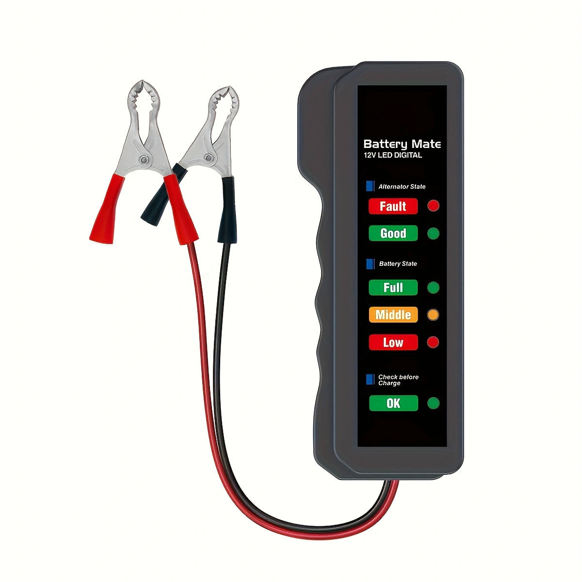 Carbatterytester Car Battery Tester Battery Tester 12V Motorcycle Portable Car