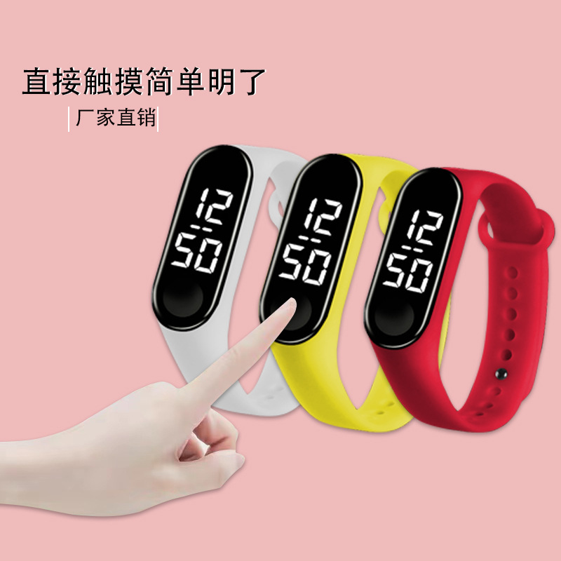 Factory explosions LED children's sports electronic watch waterproof sports watch gift fashion LED electronic watch