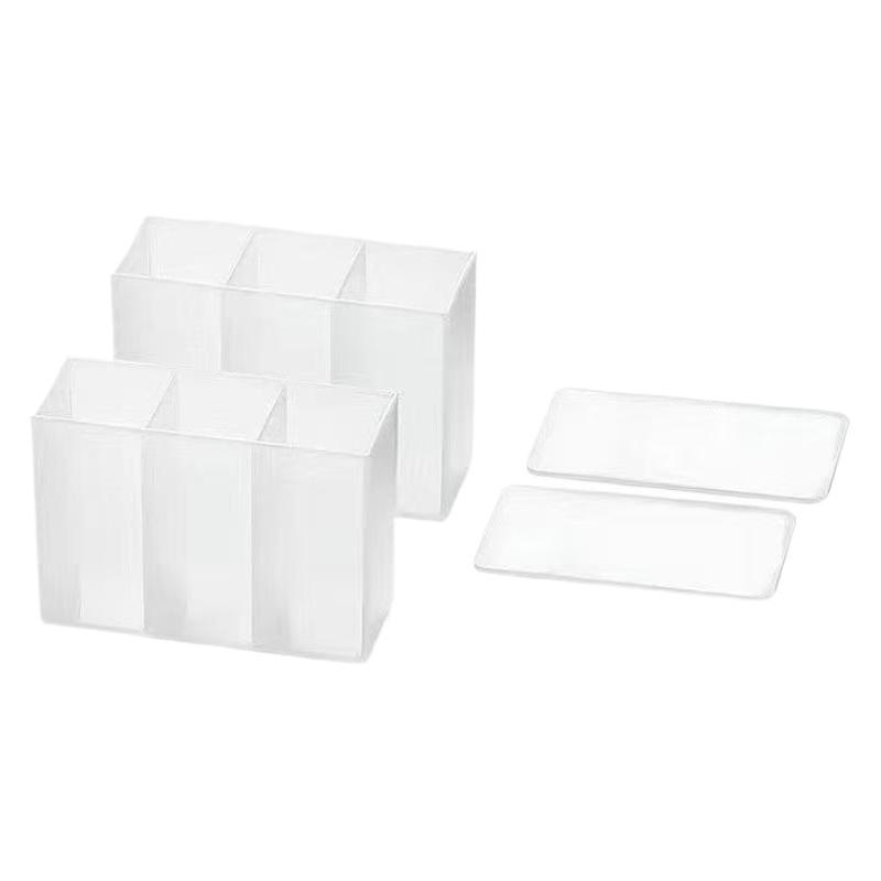 Wall-mounted Lipstick Box Mirror Cabinet Storage Non-perforated Lipstick Storage Box Hanging Wall-mounted Chalk Desktop Transparent Storage