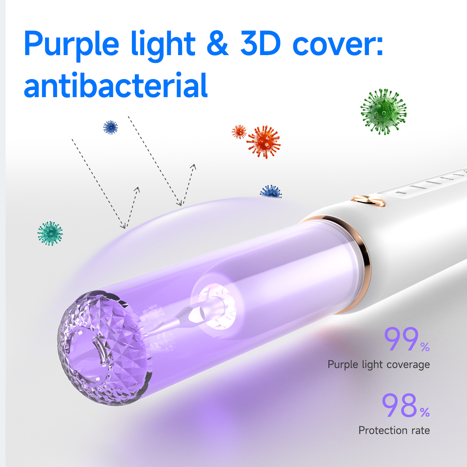 Cross-Border Calculus Removal Pet Electric Tooth Cleaner Dog Yueer Bending Ultrasonic Tooth Cleaner Factory Wholesale