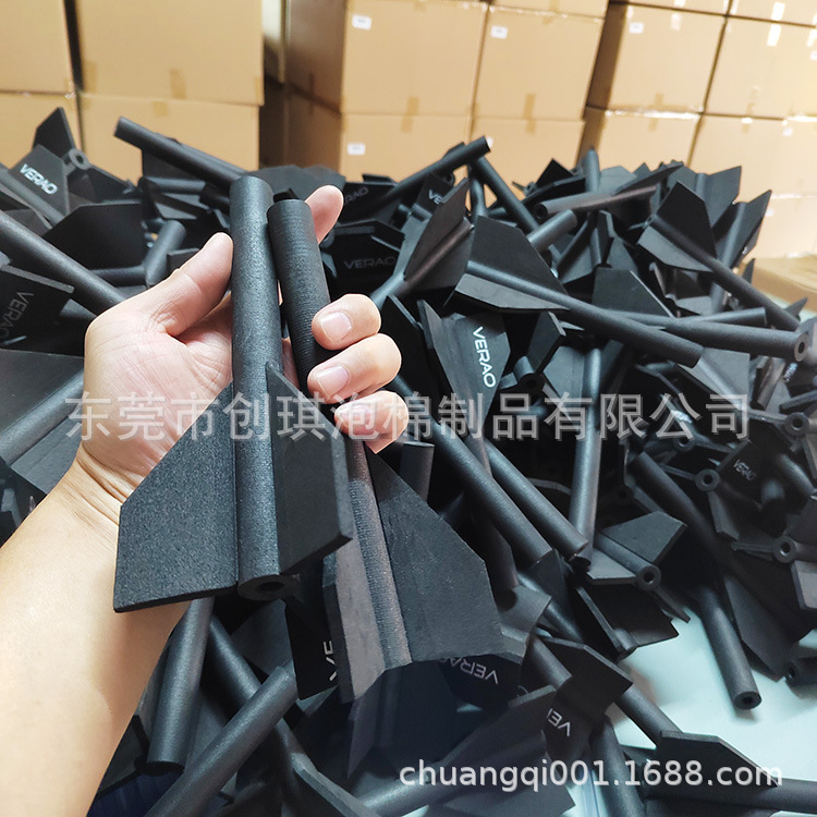 Eva Tail Inflatable Ejection Pearl Cotton Darts Foreign Missile Ball Tail Epe Sponge Rocket Toy Manufacturer