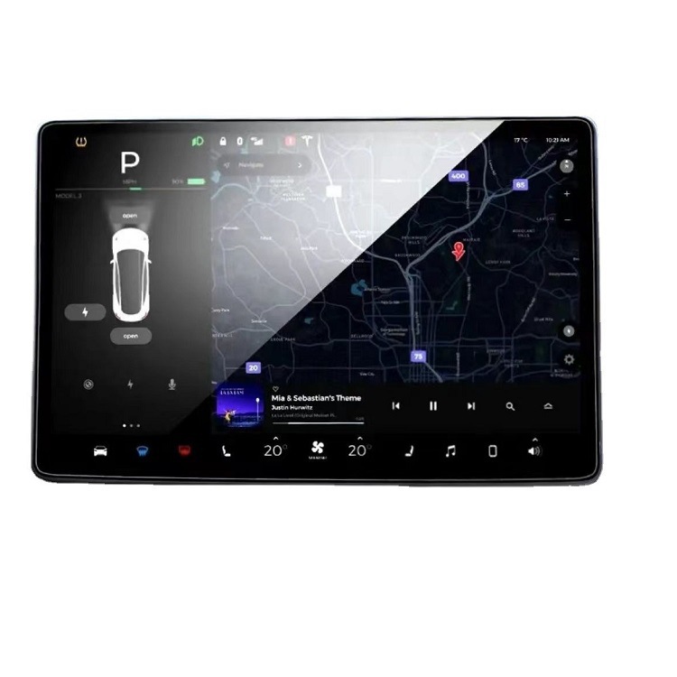 Suitable for Tesla Tesla 2025 Modelly Huanxin Tempered Film Model3/X Car Navigation Film