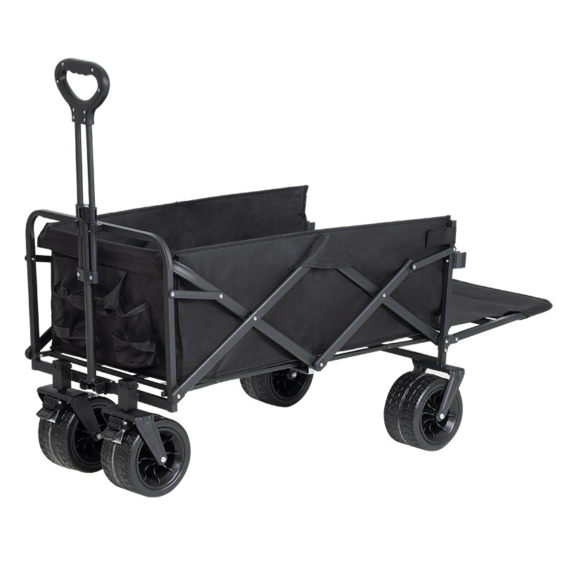 Camping cart camp cart trailer outdoor folding table board camping stall express hand trolley picnic back door