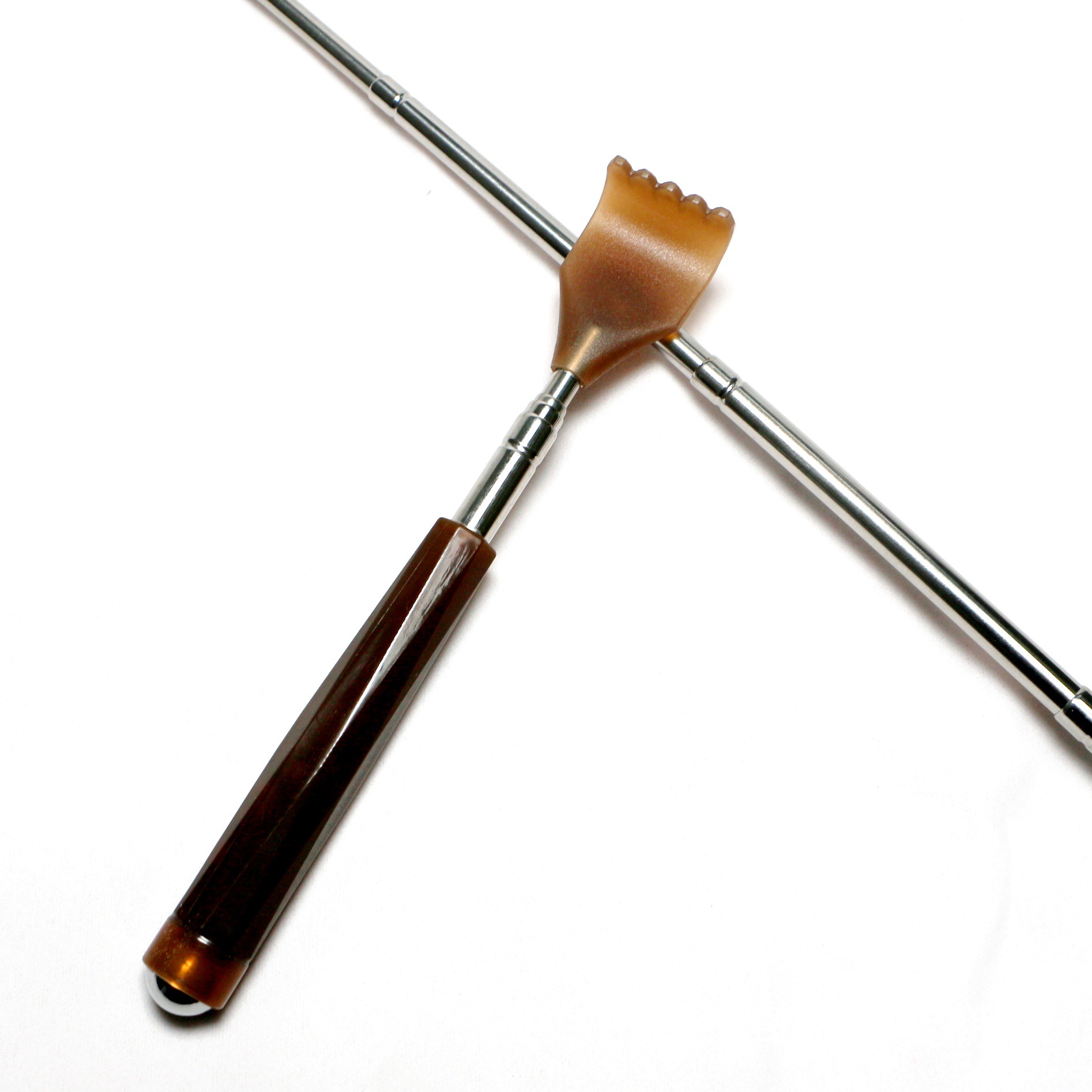 Eight directions to make money itch retractable tickle ball steel ball four-section massage does not ask for help stainless steel old man music