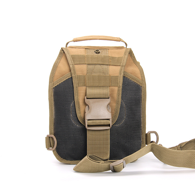 Factory Direct Sales Cross-Border Hot Products Outdoor Camouflage Chest Bag Military Fans Outdoor Tactical Chest Bag Single Shoulder Crossbody Bag