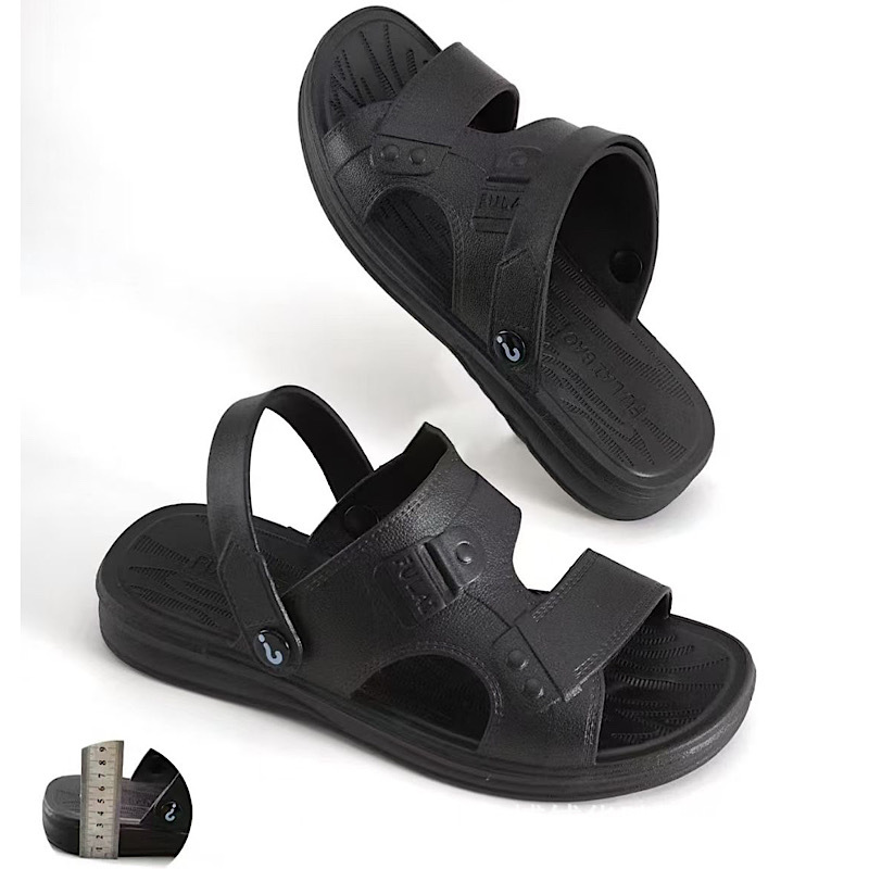 2025 New Summer Men's Sandals for Street Stalls, Men's Shoes for Supermarkets, All-In-One Outdoor Wear, Dual-Purpose Men's Sandals and Slippers for Direct Sale