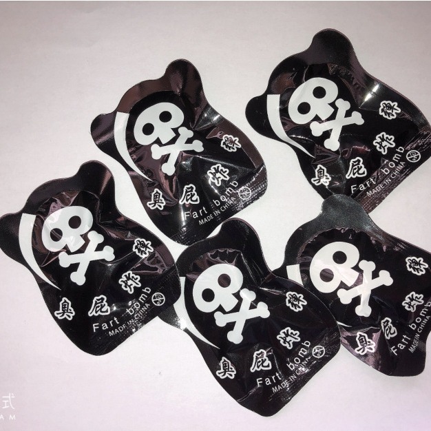 Tiktok same style self-explosion color grenade small fried bag spoof stinky bag trick toy scary funny student interaction