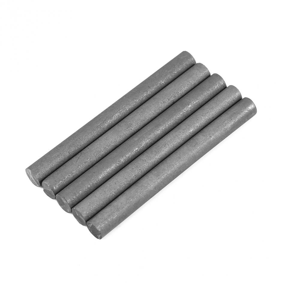 5pcs graphite rod electrode graphite rod graphite electrode crucible stir rod spot welding tool