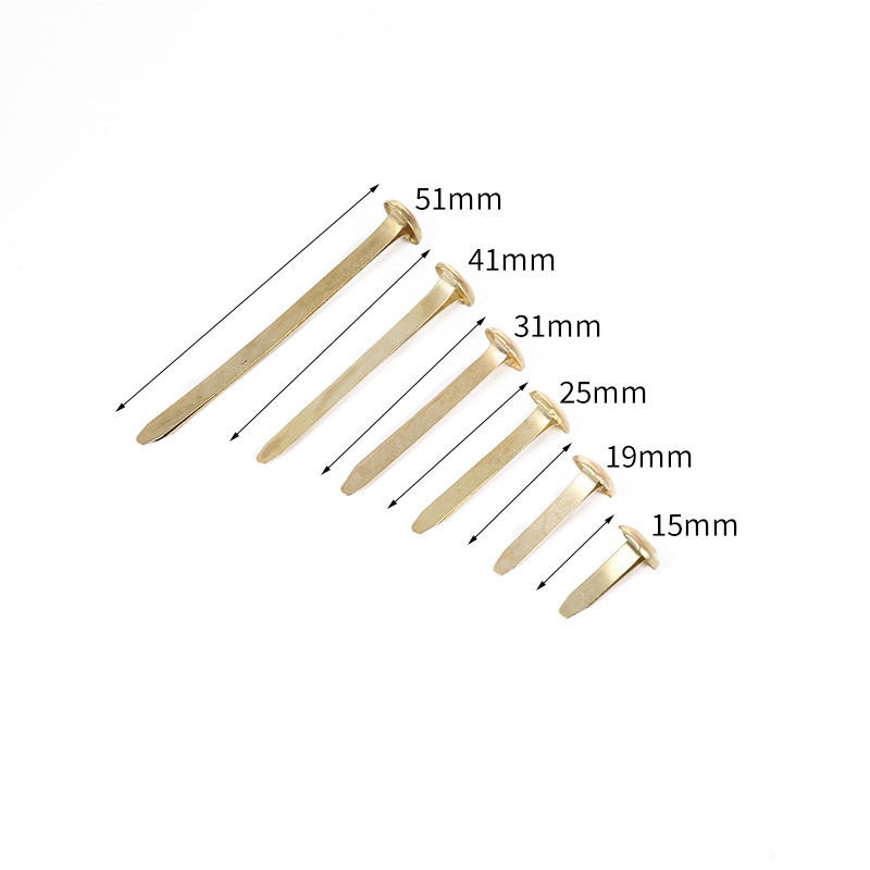 Двухножковые гвозди ручной работы, экологически чистые гвозди с электролитическим покрытием, металлические двухножковые гвозди, восьминожковые детские гвозди