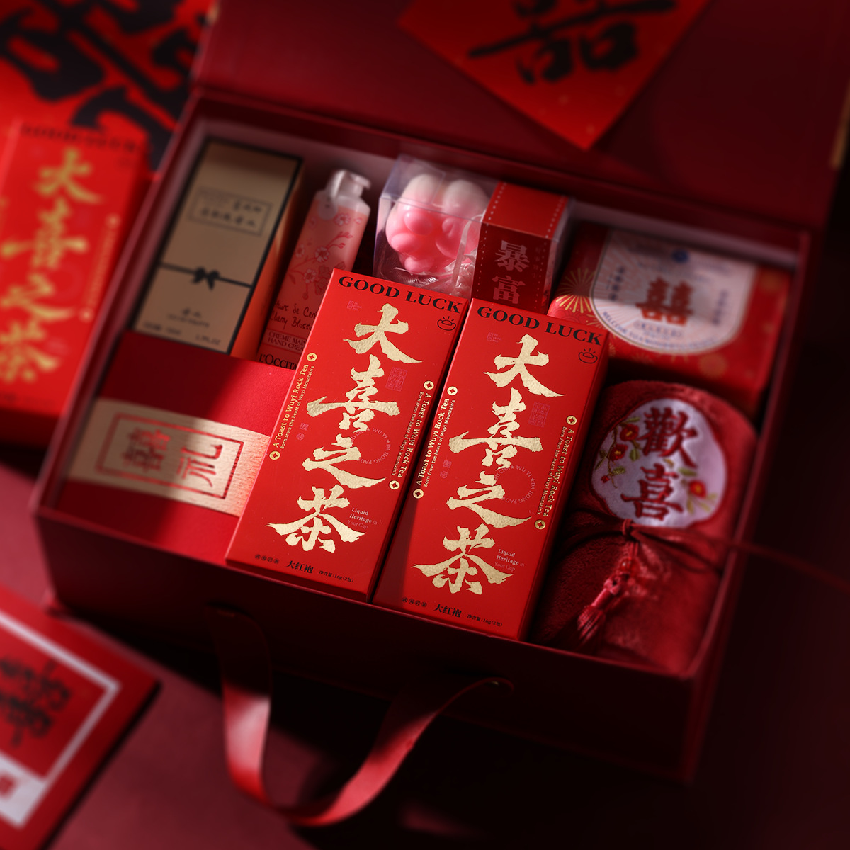 Hitea Wedding Bridesmaid Tea Souvenirs Dahongpao Inner Wedding High-End Practical Small Gifts Wholesale