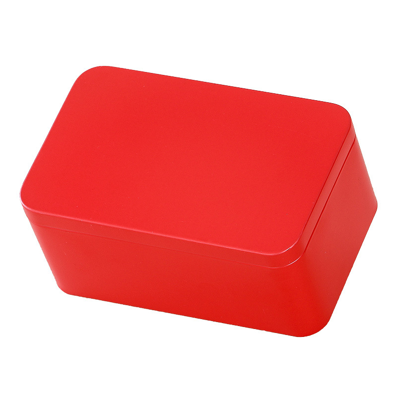 Square Wedding Candy Tin Box Candy Can Tea Tin Can Cosmetics Tinplate Box 100g Sealed Tea Can