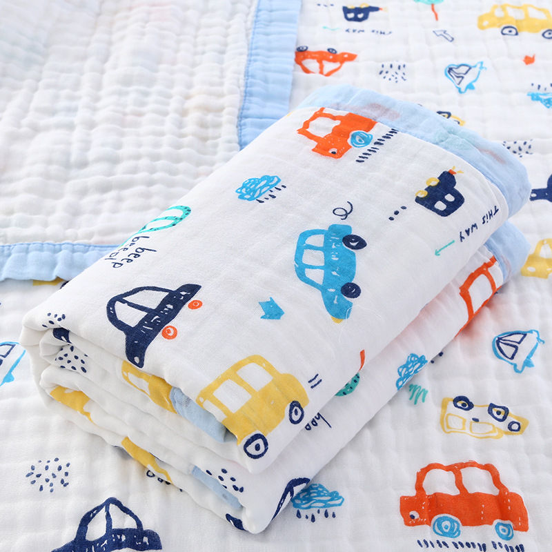 Baby Gauze Bath Towel Cotton Children's Towel Cotton Six-layer Quilt Baby Children's Quilt Newborn Baby Cover Blanket