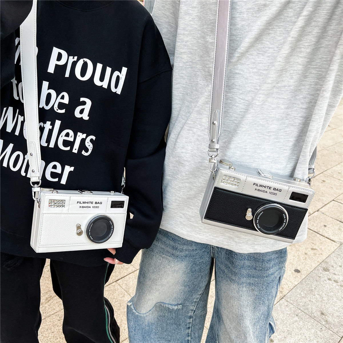 Small Crowdsourcing Retro Three-dimensional Box camera bag New Creative Fashion Shoulder Crossbody Distinctive Exquisite Small Square Bag