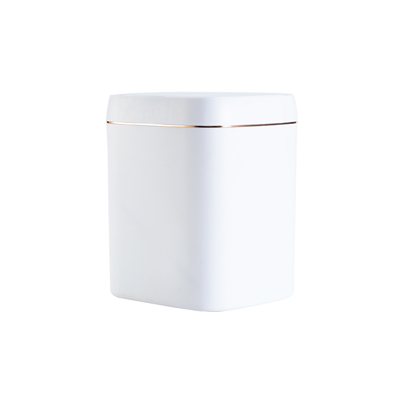 Cross-border smart trash can Bathroom Kitchen bedroom automatic induction open cover rechargeable induction trash can gap