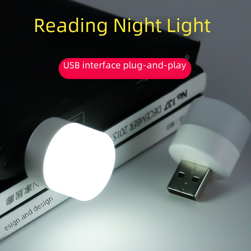 Wholesale USB Lamp, Eye Protection Lamp, Portable Lamp, Suitable for Power Bank, Dormitory Bedside Lamp, Mini Led Night Light