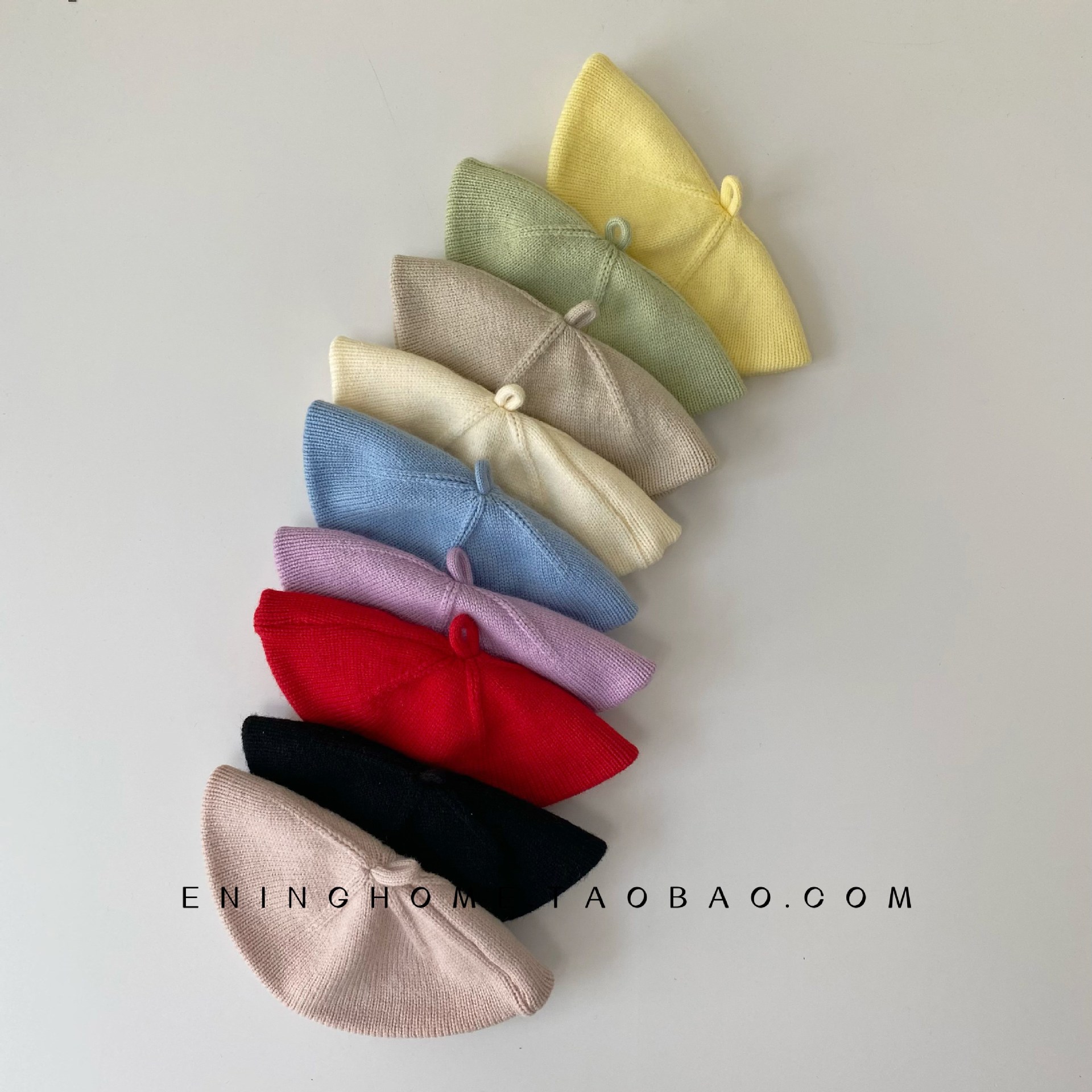 ins Korean-style Baby Bailey Hat Spring Autumn Winter Knitted Wool Warm Boy and Girl Baby Painter Hat