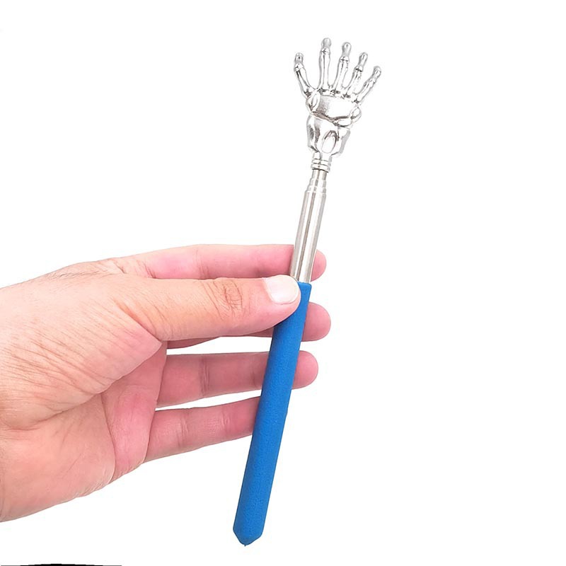 New Stainless Steel Extendable Back Scratcher, Household Self-Use Claw Scratcher, Elderly Itch Relief Scratcher