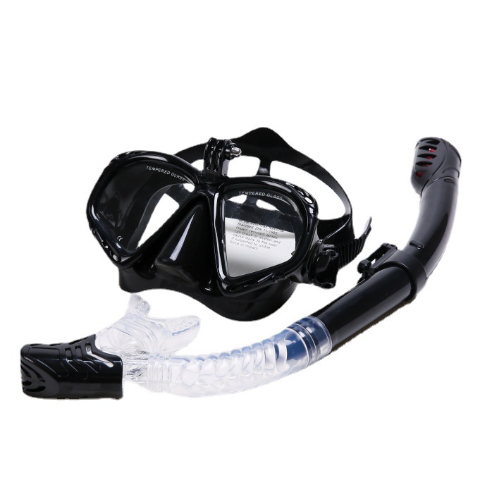 Snorkeling mask full dry diving glasses breathing tube suit gopro Ant camera adult diving goggles