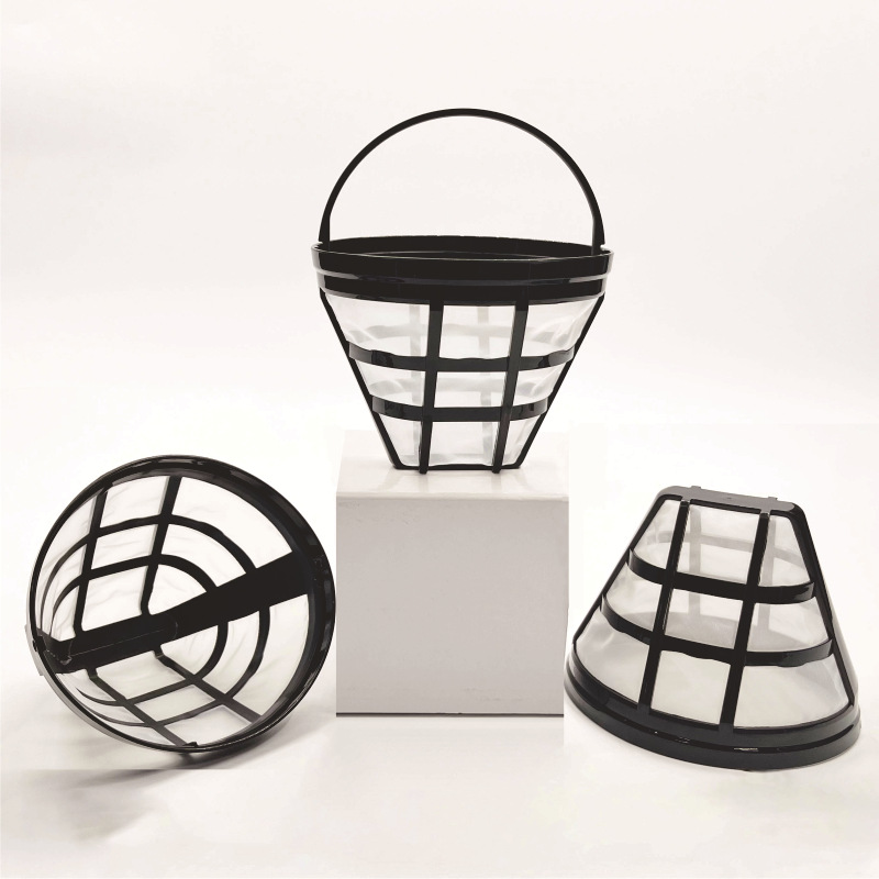 Nylon coffee filter with handle FDA tea maker water purification equipment coffee machine filter funnel drip type