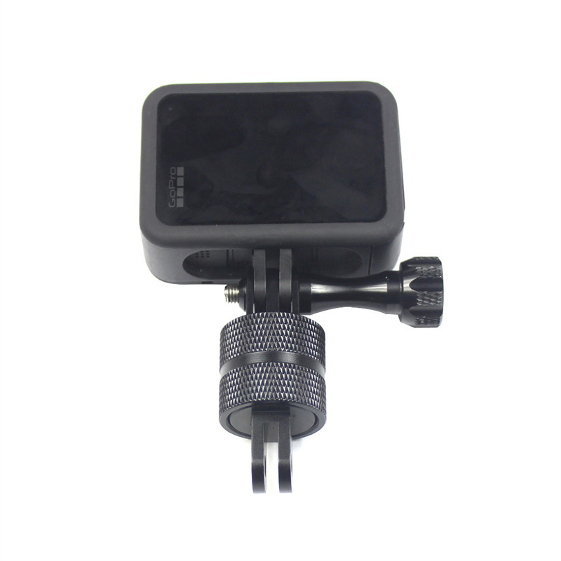 Applicable to GoPro11/10 Dajiang accessories small ant 360 degrees rotating base connecting bracket metal adapter