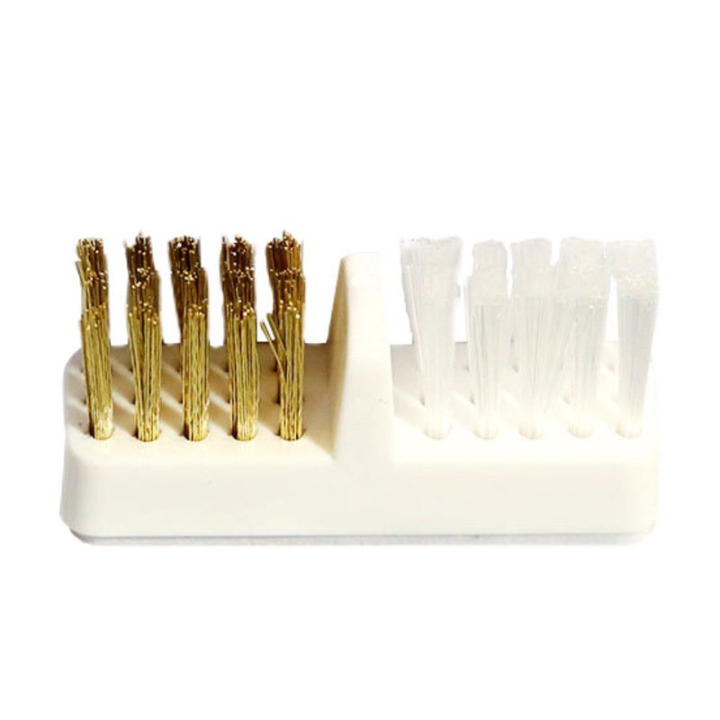 Manicure Tool Cleaning Nail Polish Remover Dust Powder Removal Dual-Use Copper Wire Cleaning Brush Electric Grinder Grinding Head Brush