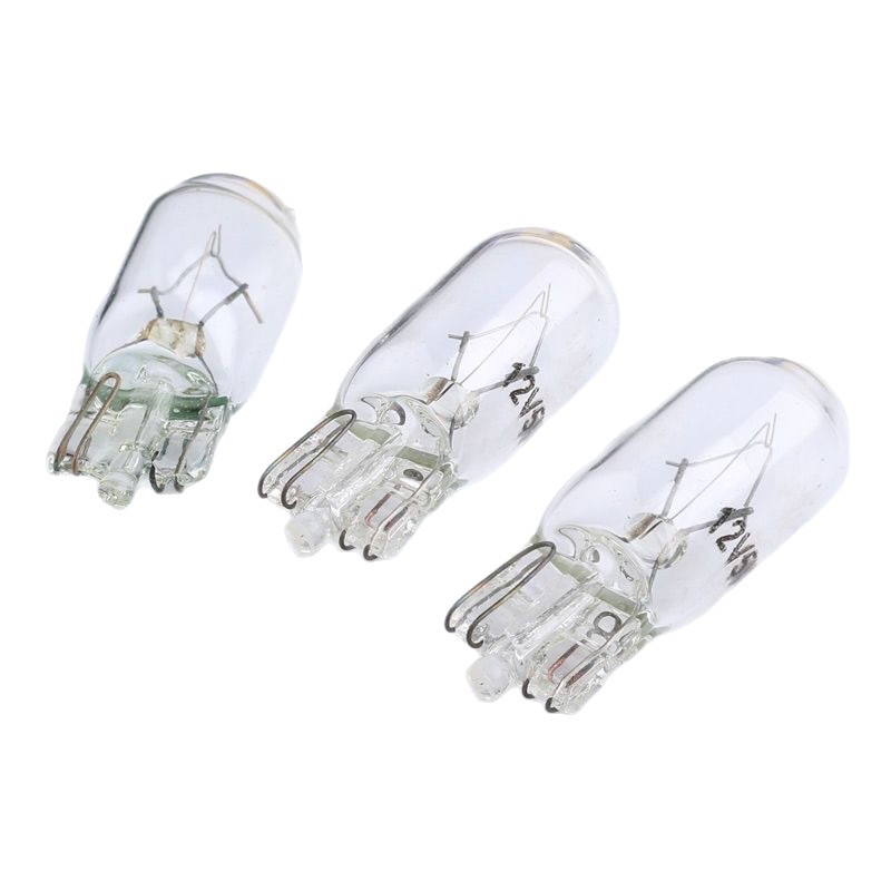 Car Instrument Light Halogen Bulb T10 Width Indicator Light 12V24V Small Bulb W5W Signal Light License Plate Light Brake Light