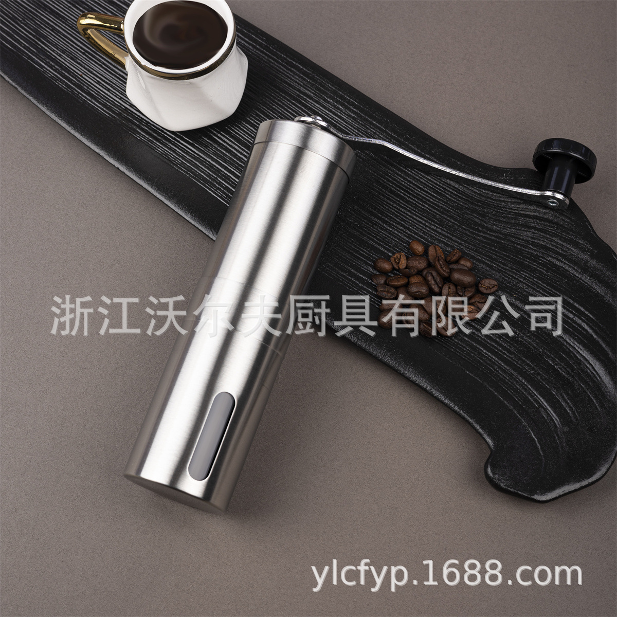 Factory in stock Portable 304 Stainless Steel Hand Coffee Grinder Ceramic Core Coffee Grinder Hand Cracker
