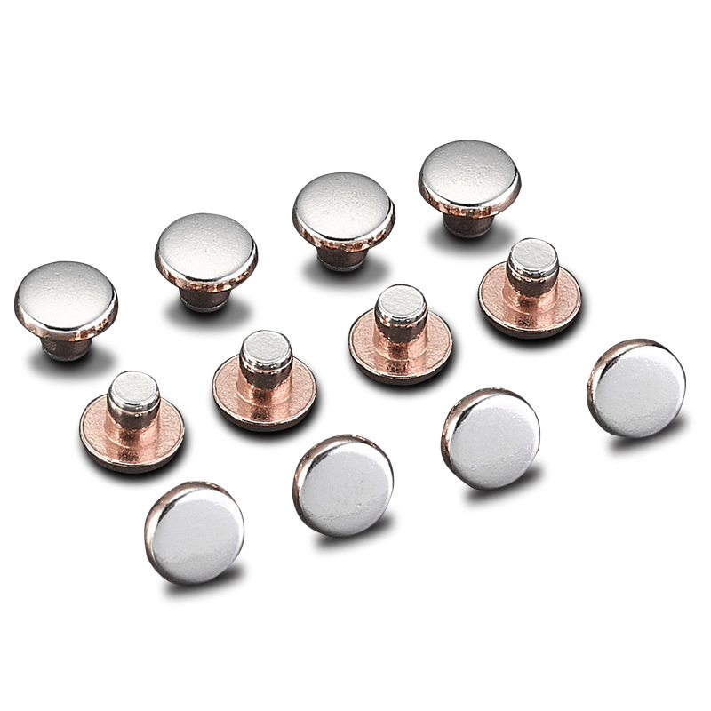 Silver Cadmium Oxide Contact Agcdoagni Welding Dynamic and Static Battery Relay Switch Hardware Accessories Silver Point