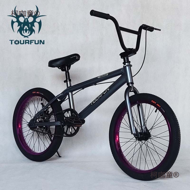 20 дюймовый BMX трюковой автомобиль с одним задним дисковым тормозом, производительный автомобиль, стильный уличный автомобиль, алюминиевый сплав Temaxibao