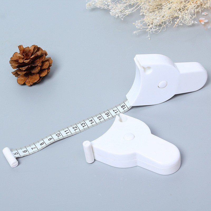 Metric inch centimeter waist circumference telescopic tape with handle torch Y-shaped tape measure health tape wholesale