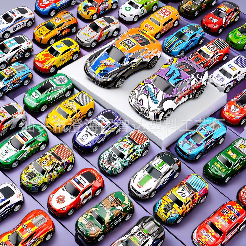 Children's pull back car mini alloy aircraft metal car model toy boys and girls iron car wholesale