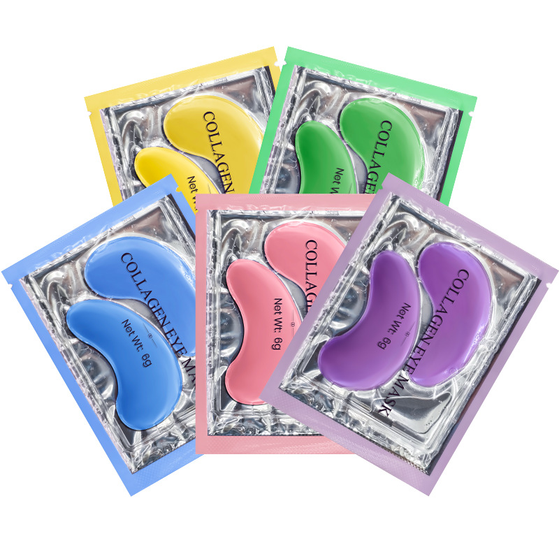 Cross-border Lavender Compact Light Pattern Eye Mask Eye Care Eye Bag Patch Turmeric Moisturizing Brightening Eye Mask Patch