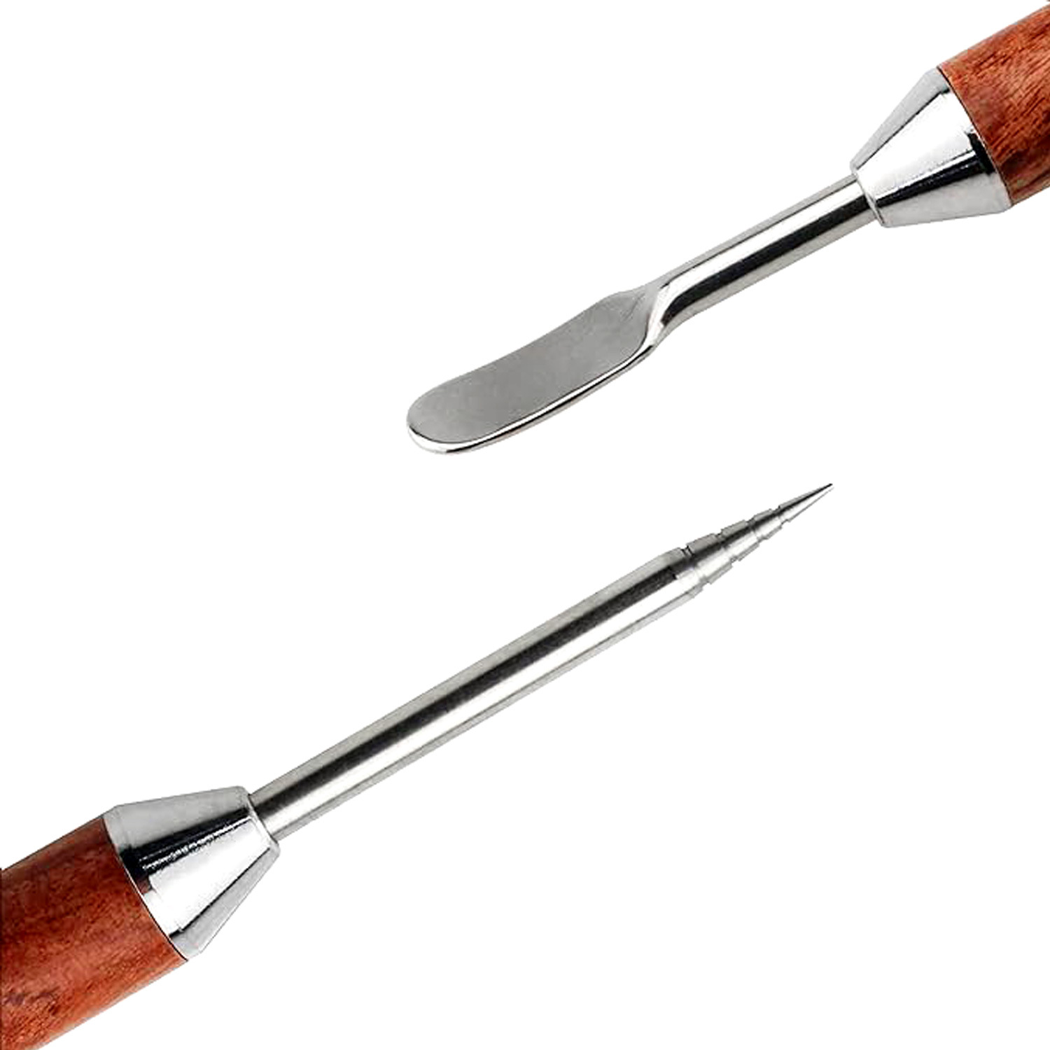 Fancy Latte Art Hook Needle Carving Stick Coffee Latte Art Needle Rosewood Handle Carving Needle Coffee Latte Art Utensils