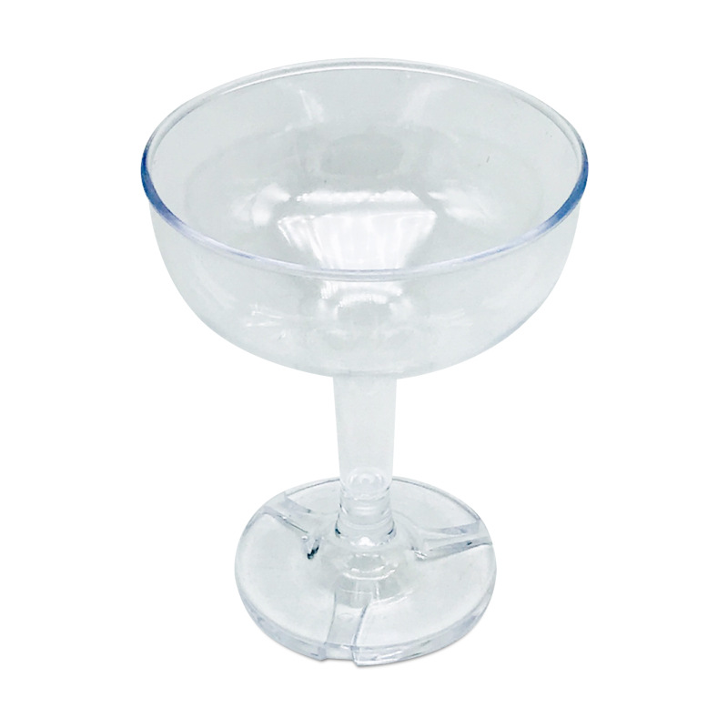 Acrylic Champagne Cup Plastic Wedding Cup Household Plastic Transparent Anti-fall Cup Goblet Red Wine Glass Wholesale